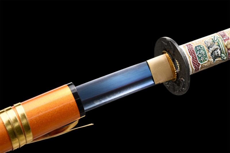 Katana Tête De Dragon (acier Au Carbone 1060)