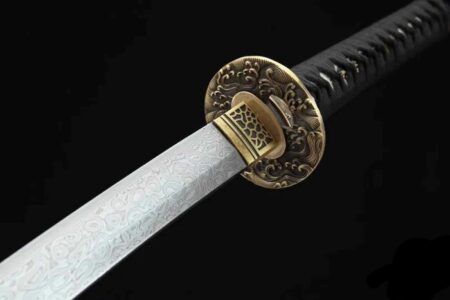 Hashima Katana (Damaskus-stål)